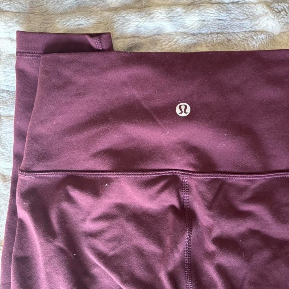 lululemon athletica Women's burgundy leggings